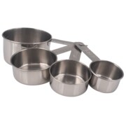 STANTON TRADING Measuring Cup, Set Of 4 (1/4, 1/3, 1/2 & 1 Cup), Stainless S 1047